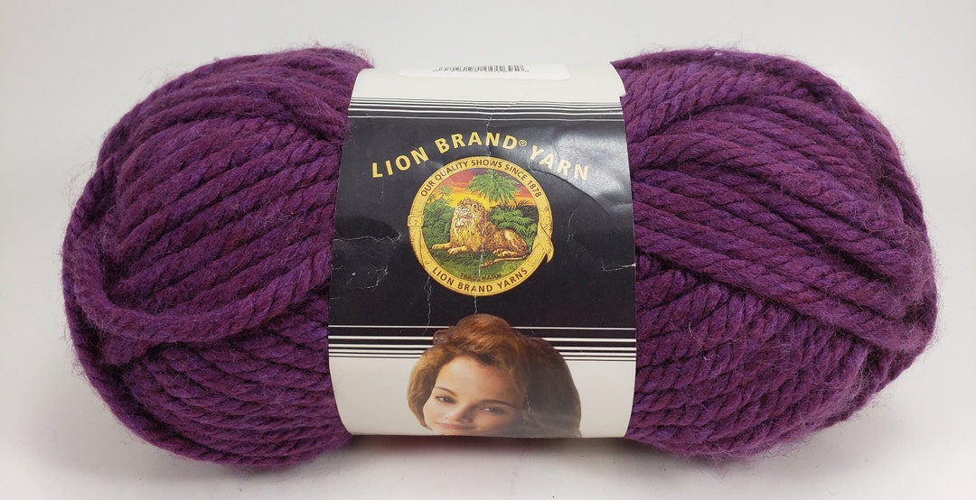 Lion Brand Yarns Hometown USA Napa Valley Pinot Classic Bulky Yarn, 1 Each  