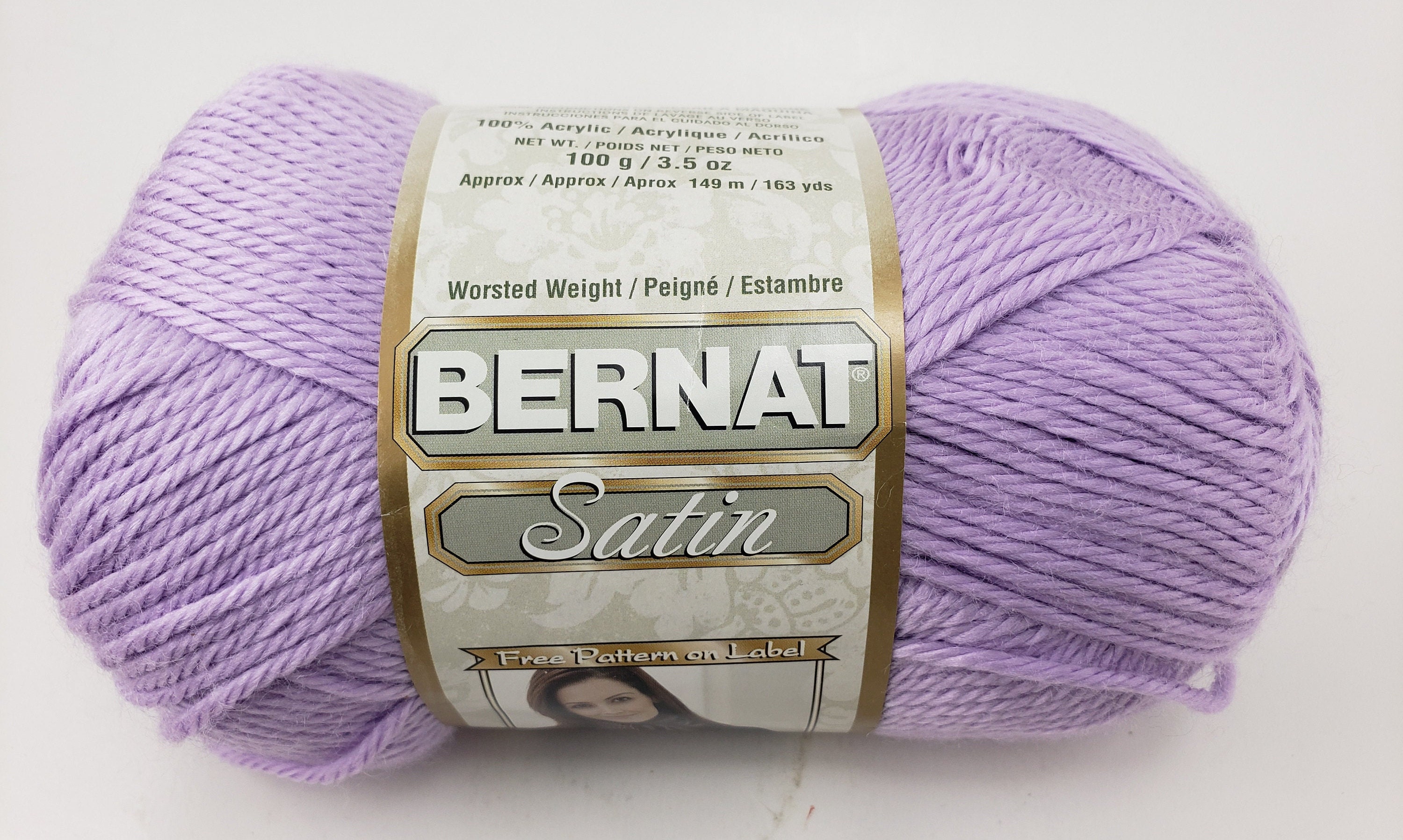 Bernat Bundle Up Big Ball 8.8 oz Lilac Knitting & Crochet Yarn