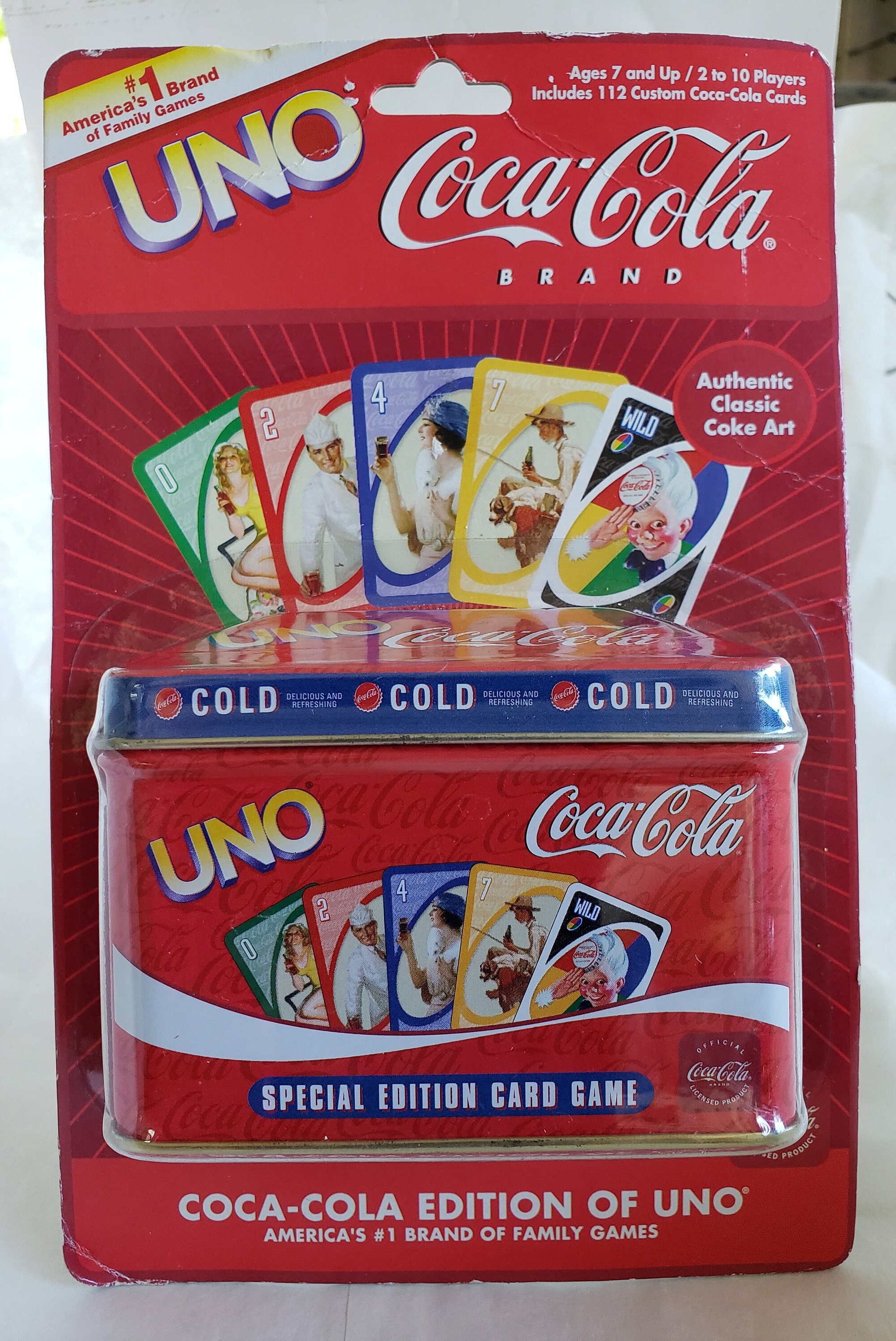 Jogo UNO antigo + baralho cartas Coca-cola + baralho de cartas