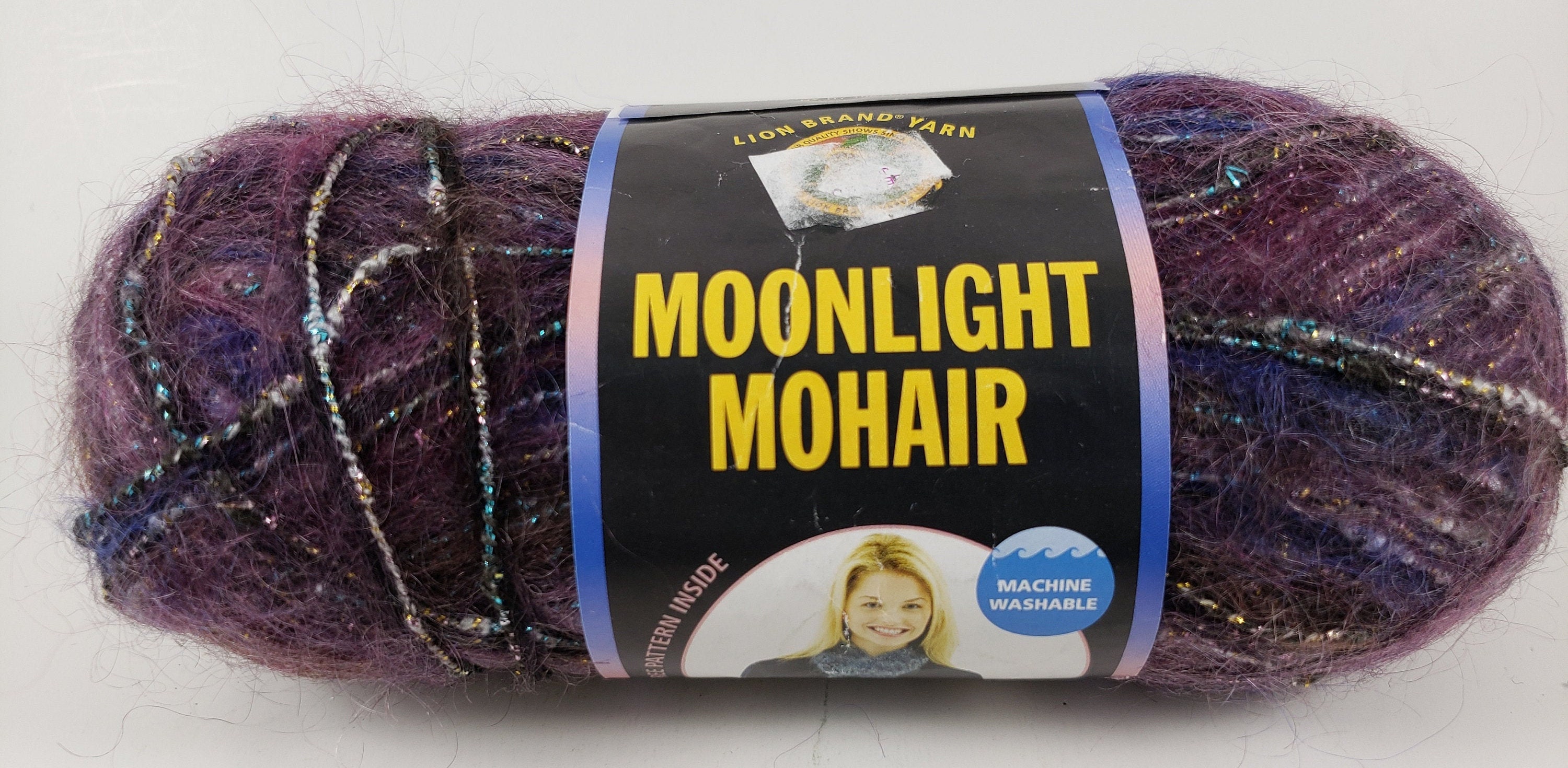 Needlecrafts & Yarn Lion Brand Moonlight Mohair Yarn Purple Mountains