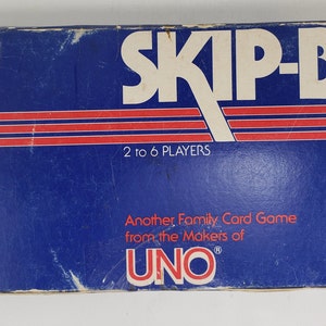 Juego de cartas Skip Bo de Mattel, vintage, 1980 (usado)