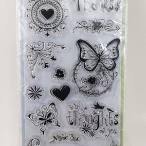 Inkadinkado n.° 97635 "Fancy That" 13 sellos transparentes