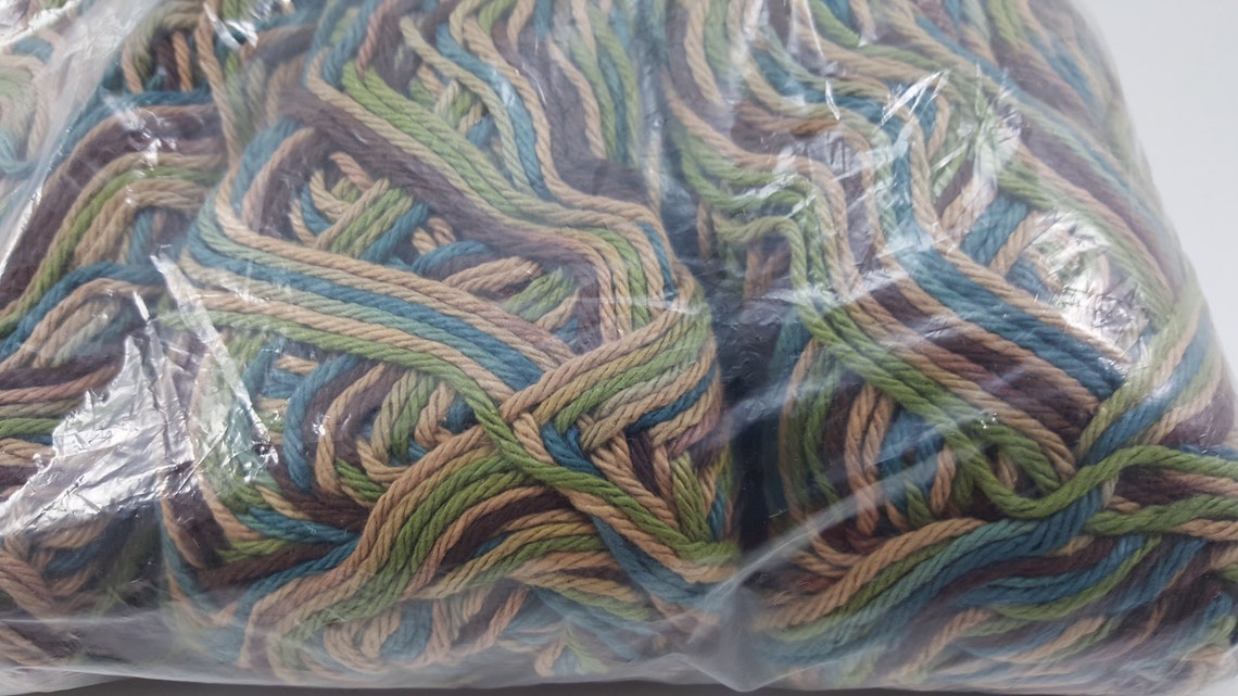 Factory Mill Ends Yarn 100 Cotton Yarn Multicolor Yarn Etsy
