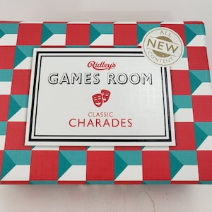 Tarjetas de preguntas de charadas clásicas de Ridley's Games Room