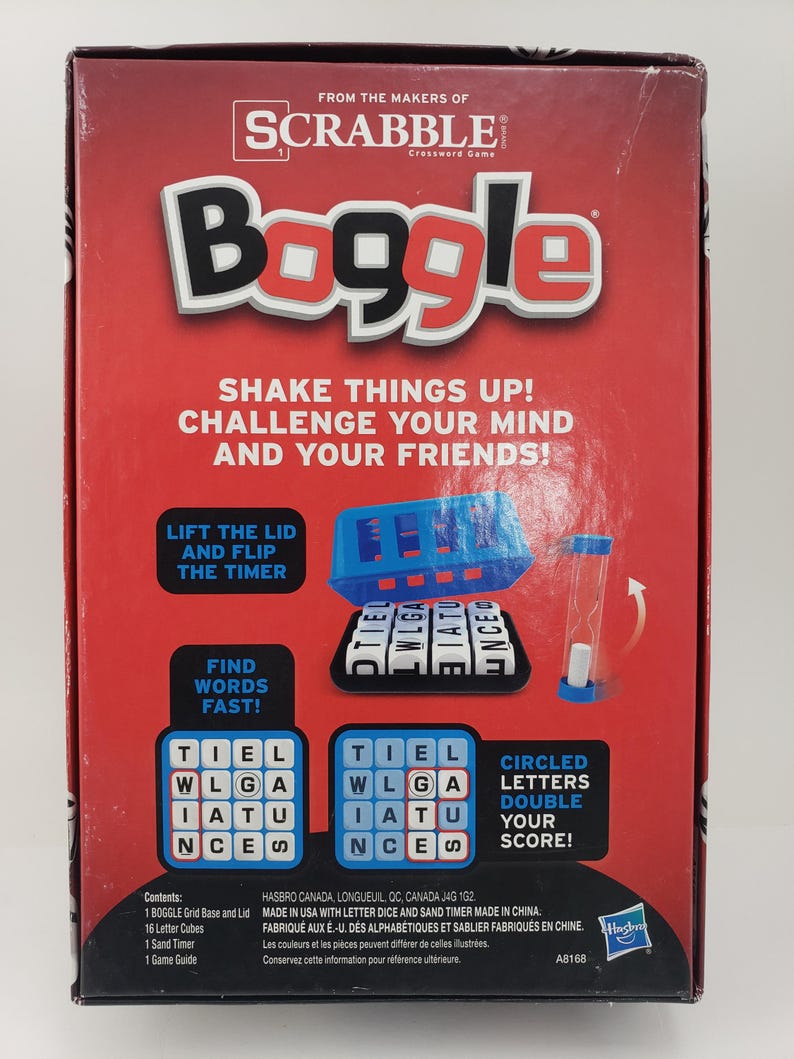 2014 Hasbro Boggle Word Search Game - Pre - Owned - Etsy