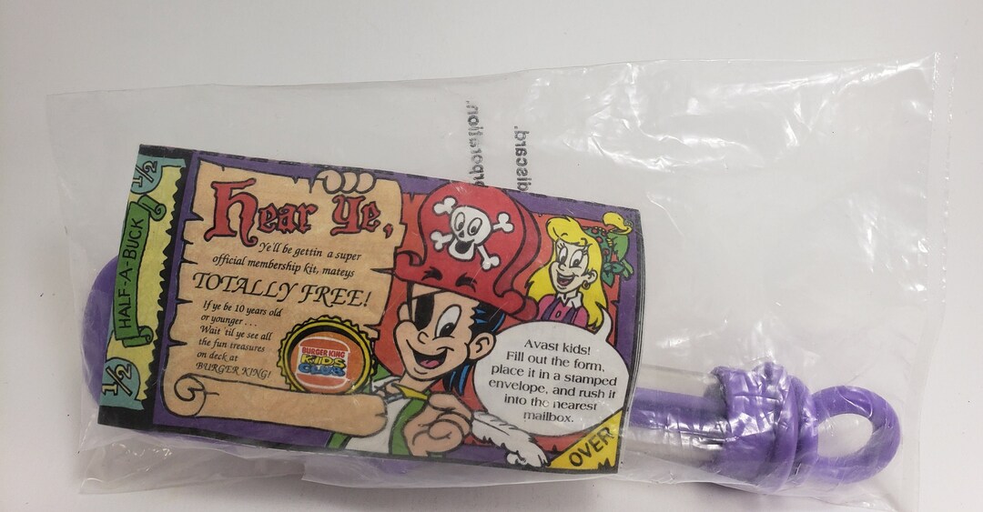 1994 Burger King Disney Purple Darkwing Duck Squirting Shovel Etsy