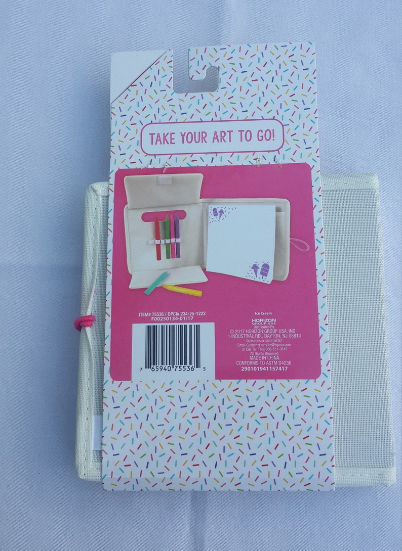 Drawing Kit With Crayons And Drawing Paper In A Pouch Take Your Art To Go Art On The Go
