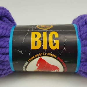 Lion Brand BIG Yarn # 147 &quot;Great Grape&quot; - 2 Skeins