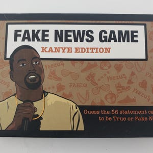 バブルガム・スタッフ 2018 フェイクニュースゲーム カニエ・ウェスト エディション - 開封済み