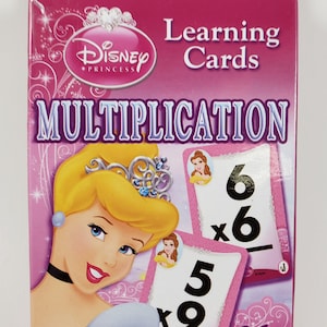 Disney Princess Multiplication Learning Cards