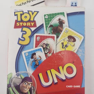 2009 Mattel Disney Pixar Toy Story 3 UNO Card Game - Open Box