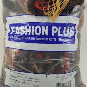 Fashion Plus Mill End Assortment Mixed Fibers Yarn
