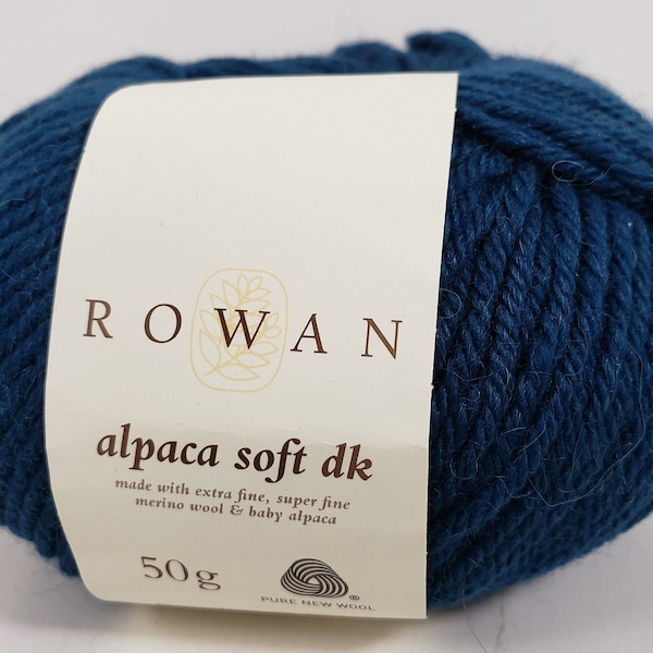 Rowan Alpaca Soft DK # 00213 "Teal" Yarn