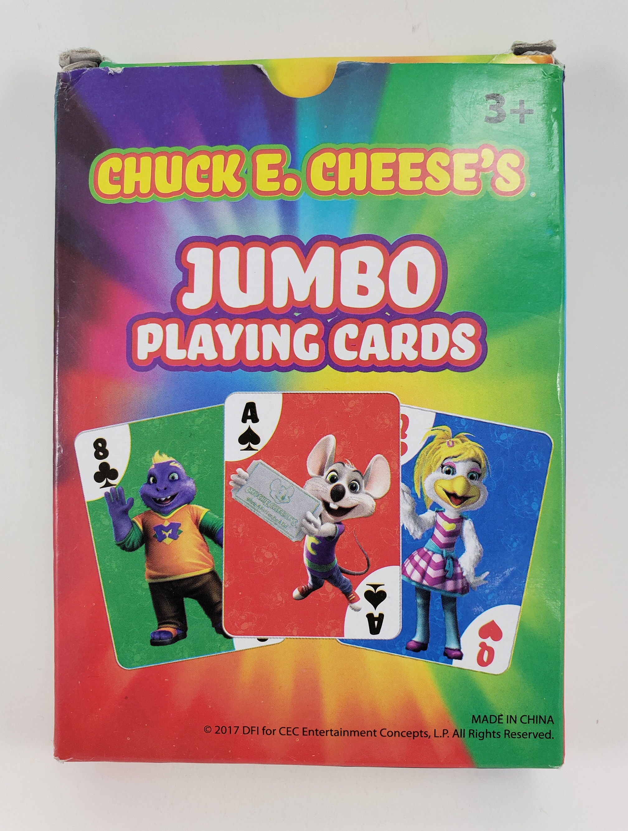 Chuck E. Cheese Jumbo Playing Cards Featuring Hellen Heny Mr - Etsy Israel