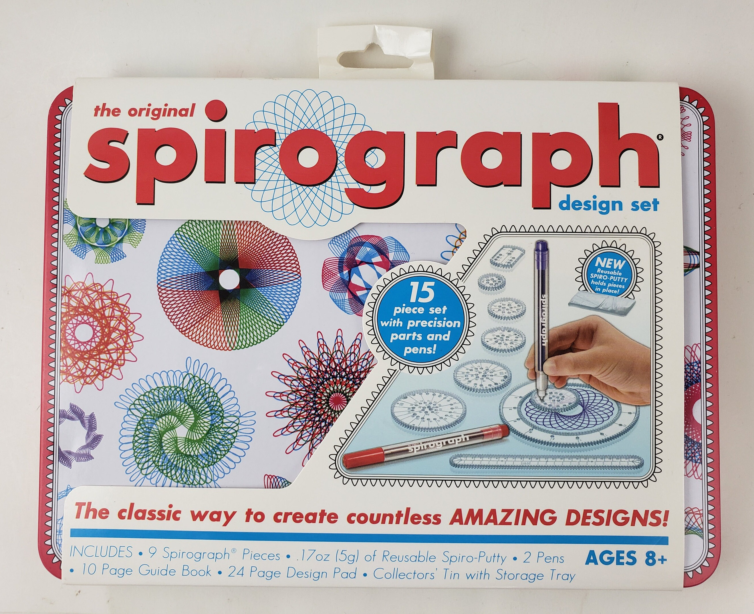 Spirograph Design Set Tin - Spiral Art Kit with Classic Gear Design Kit in  a Collectors Tin for Kids Ages 8 and Up