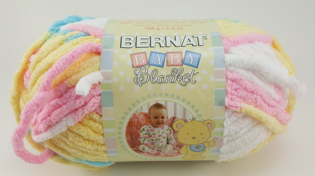 Bernat Baby Blanket 03616 pitter Patter Yarn 2 Etsy