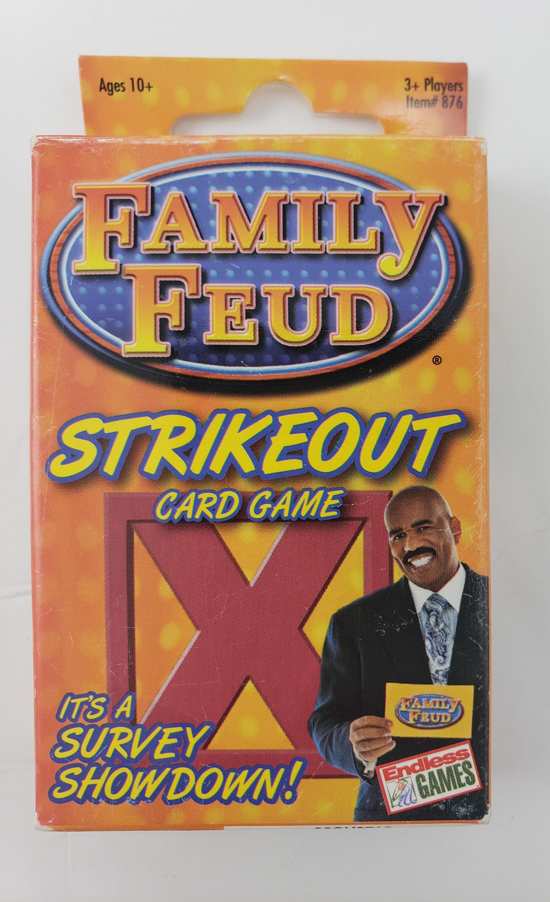 Endless Family Feud Strikeout Card Game