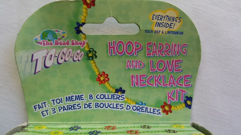 Create Your Own Design Jewelry Multicolored Beads, Make Your Own Jewelry Hoop Earring And Love Necklace Kit