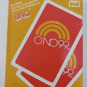 Ono 99 Deluxe Vintage Card Game Complete