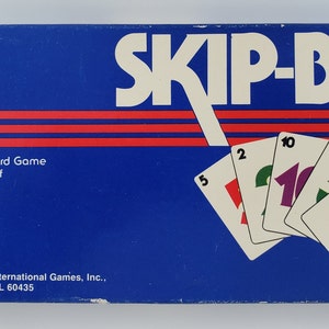Juego de cartas Skip Bo de Mattel de 1986 (usado)