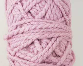 Rose Pink Super Bulky Yarn