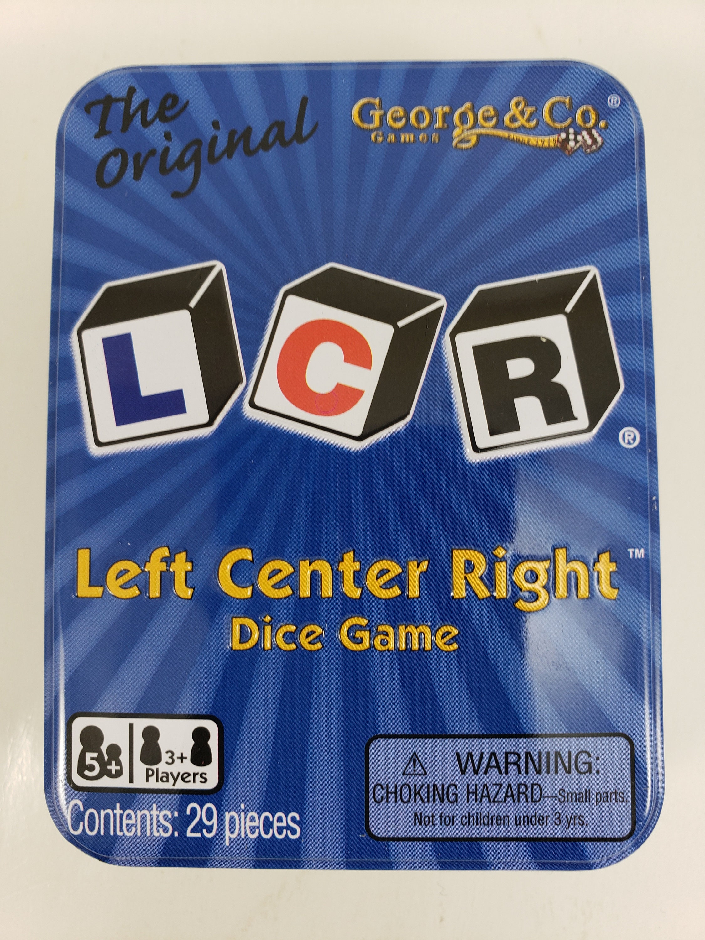 The Original George and Co. LCR Left Center Right Dice Game - Etsy