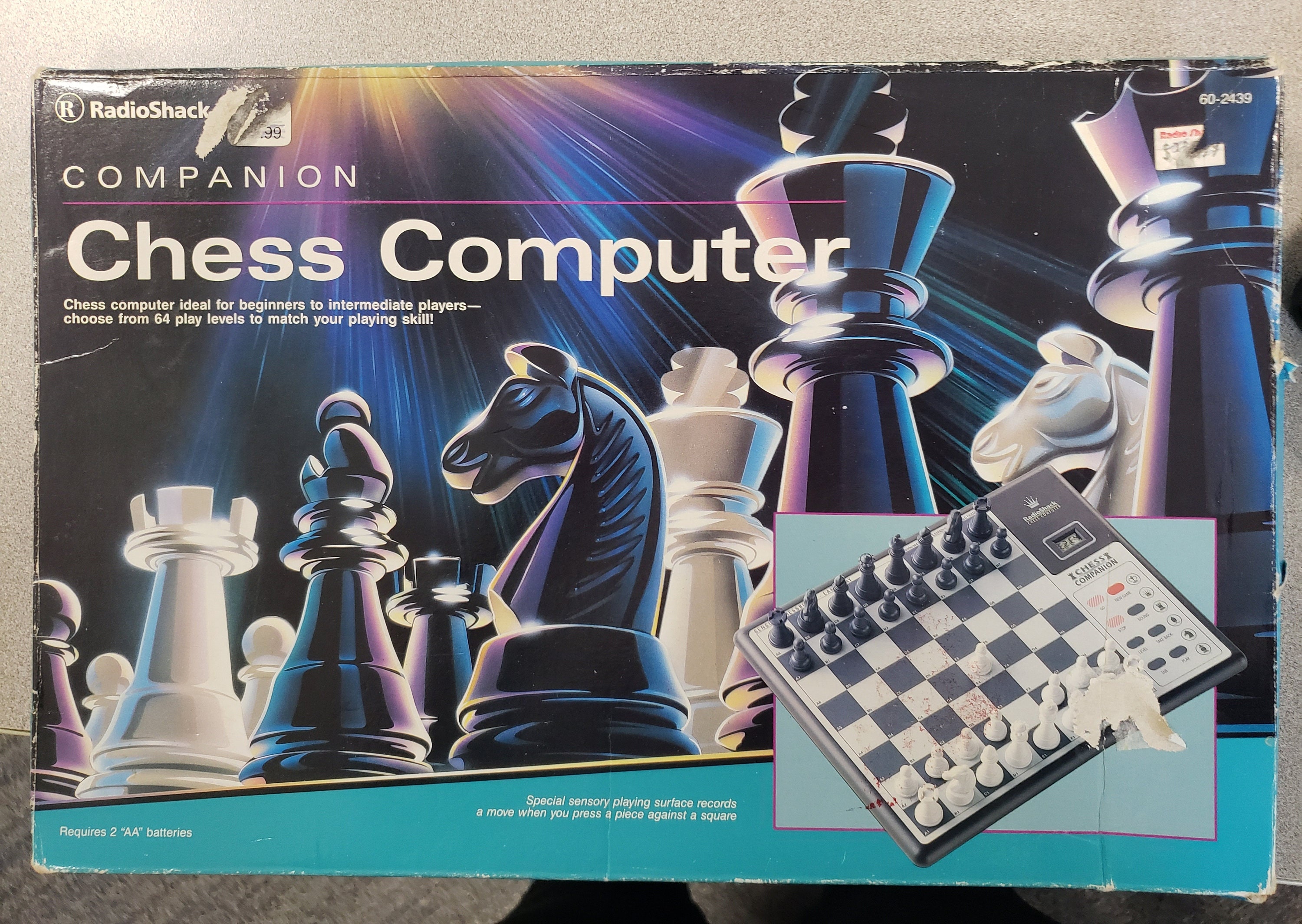 Radio Shack Companion Chess Computer Game Set Pre Owned 