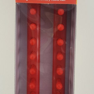 Boye Plastic Red Rectangular Scarf 3 Piece Loom Set