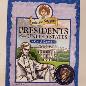Outset Media Professor Noggins Kartenspiel “PRESIDENTS Of The UNITED STATES” #35 - Gebraucht