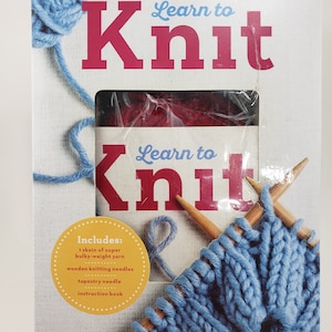 Sterling Innovation "Learn To Knit" Kit By Ashley Little - Open Box
