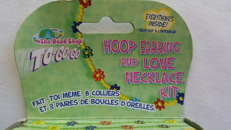Create Your Own Design Jewelry Multicolored Beads, Make Your Own Jewelry Hoop Earring And Love Necklace Kit