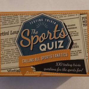 Professor Puzzle Testing Trivia "Das Sport Quiz" Kartenspiel