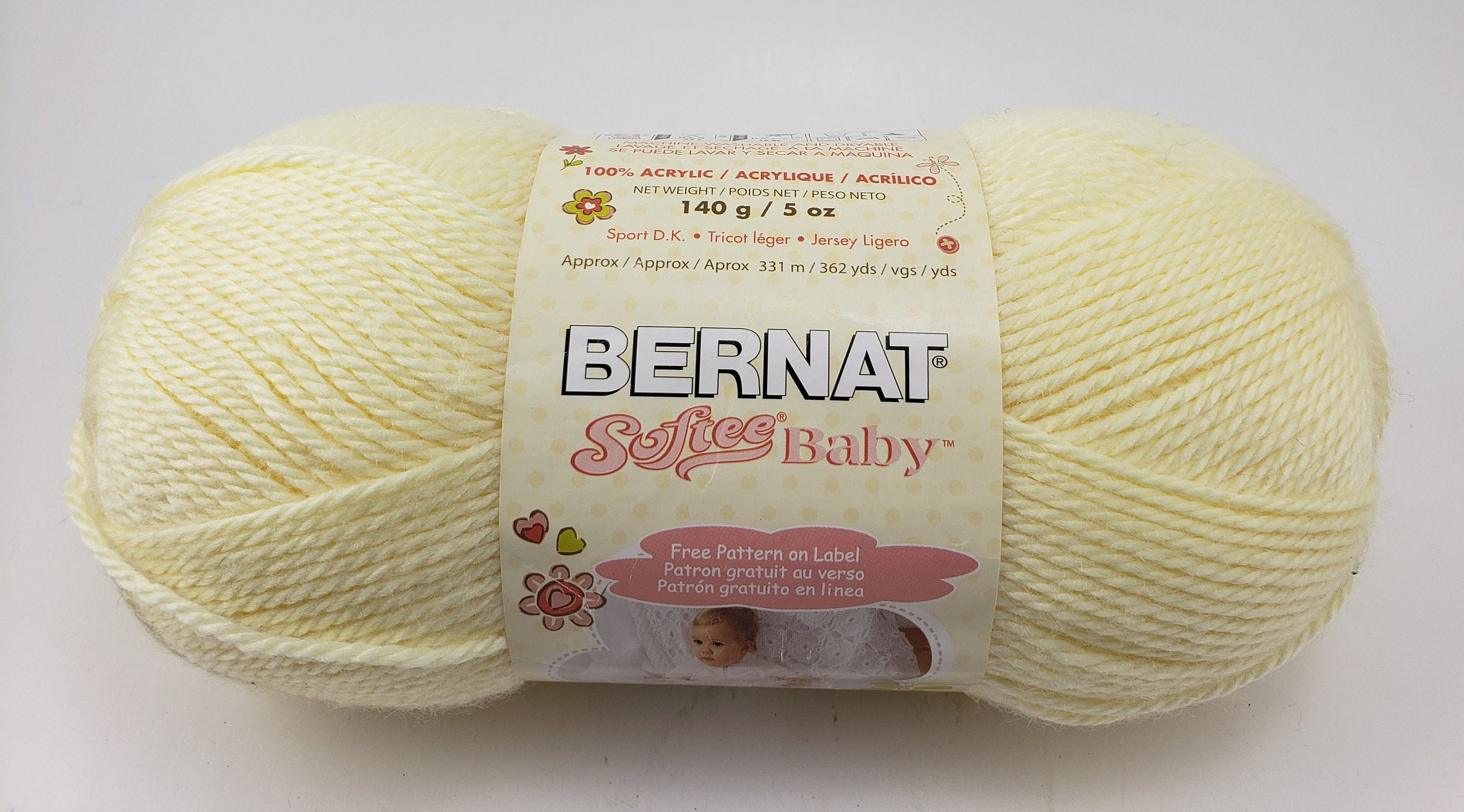 Bernat Baby Blanket Big Ball Yarn - Funny Prints