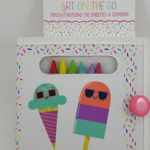 Ice Cream Art Set, Girls Artist Set, Toddler Crayon Set, Kids Arts and  Crafts, Boys Drawing Set, Ice Cream Lover Toy 