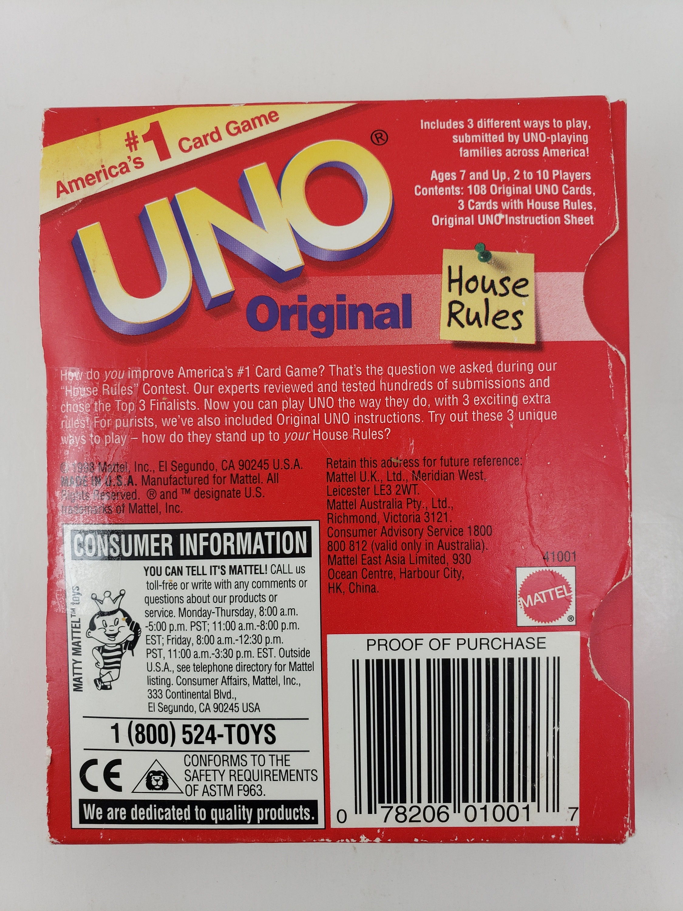 UNO Game Rules Plus Other UNO Rules - Learning Board Games