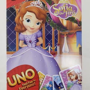 ディズニー カーディナル「ちいさなプリンセス ソフィア」 UNO カードゲーム 缶入り - 中古
