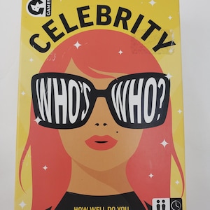 Juego Ginger Fox 2021 Celebrity ¿Quién es Quién? - Caja abierta