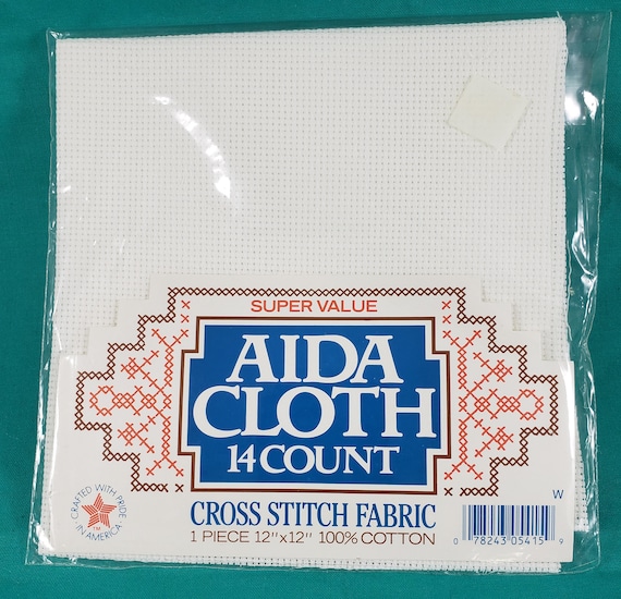 Aida Cloth 14 Count off White Counted Cross Stitch Fabric 