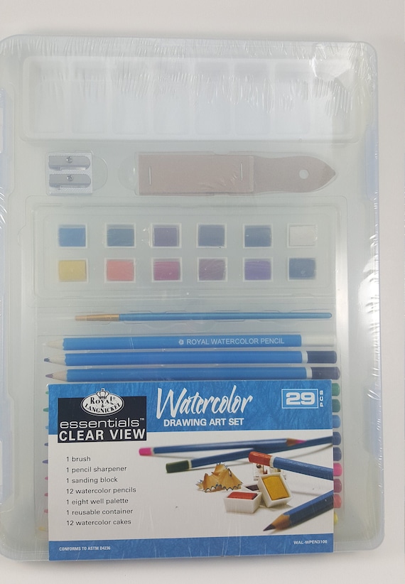 Royal & Langnickel Watercolour Drawing Art Set - 25pc Tin Royal & Langnickel Watercolour Drawing Art Set - 25pc Tin