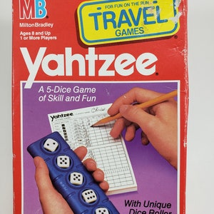 Milton Bradley 1991 Yahtzee Game 