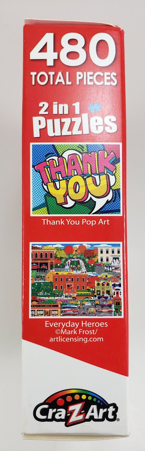 Cra Z Art 2-in-1 Puzzles: Thank You Pop Art & Everyday Heroes (480