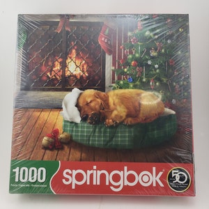2017 Springbok "Christmas Wishes" 1000 Pieces Jigsaw Puzzle - Sealed