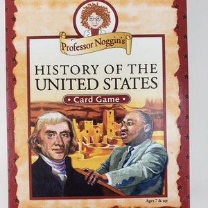 Outset Media Professor Noggin's ""HISTORY Of The UNITED STATES" # 29 Kartenspiel - Gebraucht."