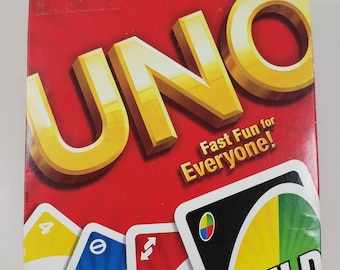 Mattel Games UNO WILD Card Game - Pre Owned