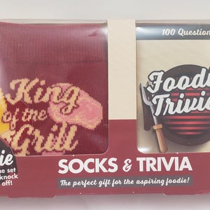 Professor Puzzle King Of The Grill Socken & Trivia-Set