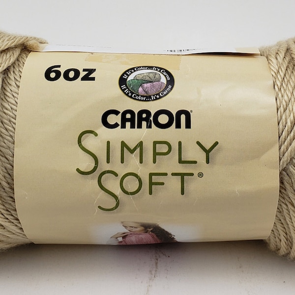 Caron Simply Soft # 9703 "Bone" Yarn