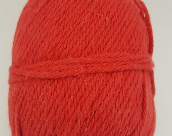 Lily Sugar'n Cream, "Orange Red" 100% Cotton Yarn