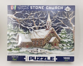 Susan Winget "Stone Church" 1000 Pieces Jigsaw Puzzle
