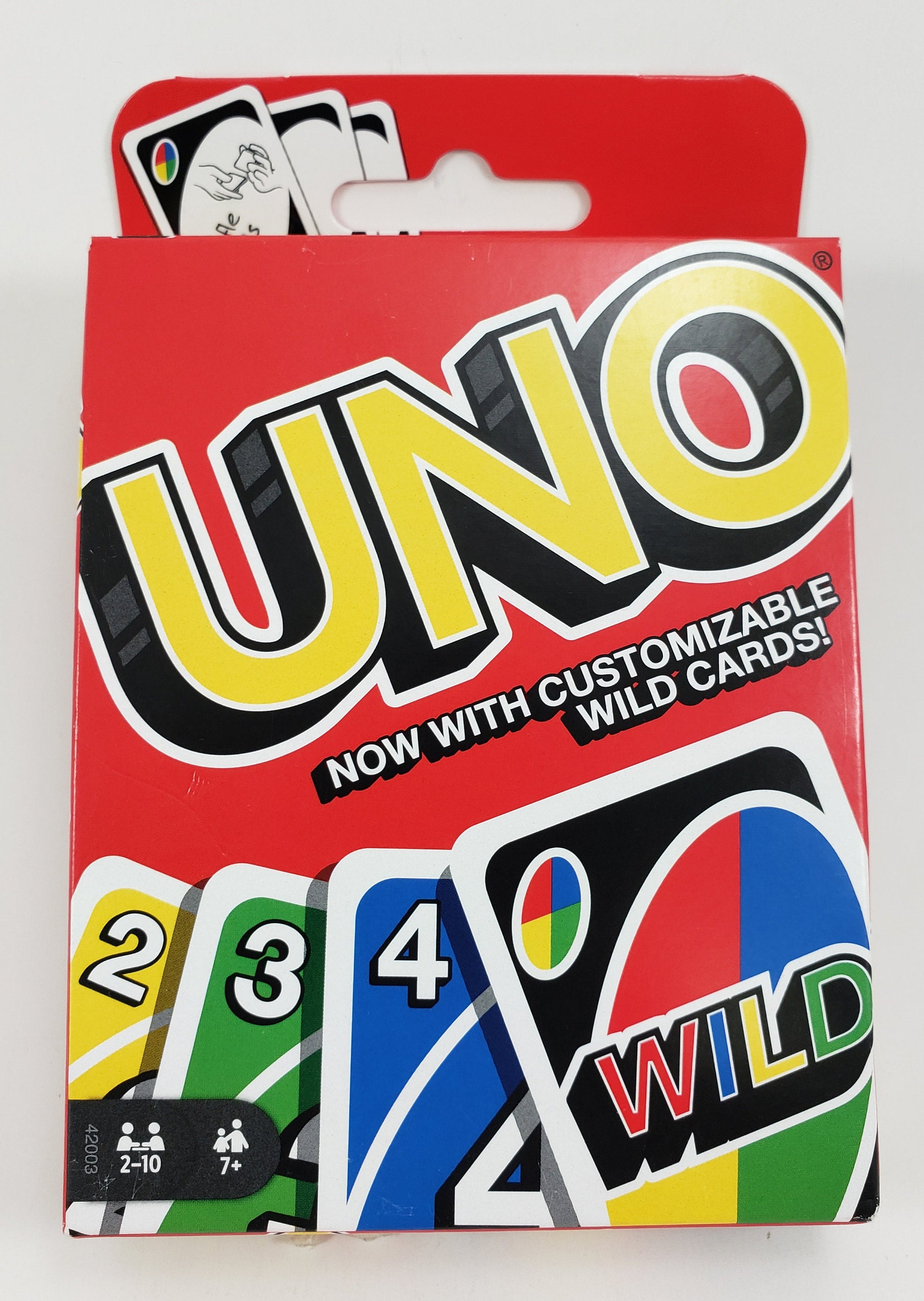 UNO NO MERCY Card Game Box Personalized Laser Wood Cut 