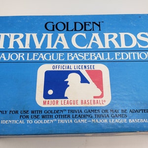 Golden Trivia Cards, Major League Baseball Edition - Usado